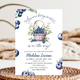 Invitation Une Douceur de Mûre pour Bébé Fête Prénatale