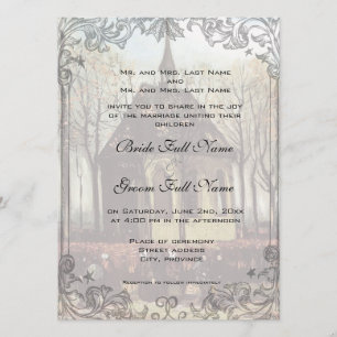 Invitation Une église de campagne