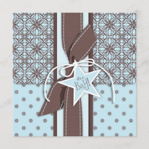 Invitation Une étoile est à angle droit né d'invitation de