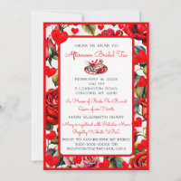 Une fête de thé Reine des Coeurs pour une future m