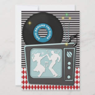 Invitation Une fête royale Rockin' Party 2 - SRF