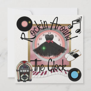 Invitation Une fête royale Rockin' Party - SRF