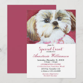 INVITATION UNE FÊTE TRÈS CHOUETTE POUR LES CHIENS ET LEURS MA