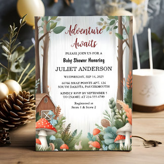 Invitation Une Mère Sauvage Amusante Pour Être Baby shower Bo