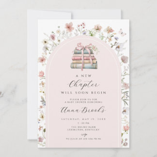Invitation une nouvelle étape fille Baby Shower