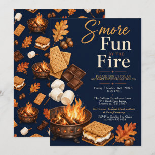Invitation Une Nuit de Feu de Joie Encore Plus Amusante