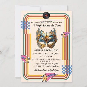 Invitation Une nuit sous les étoiles Prom