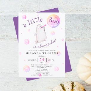 Invitation Une petite aquarelle de Baby shower Boo