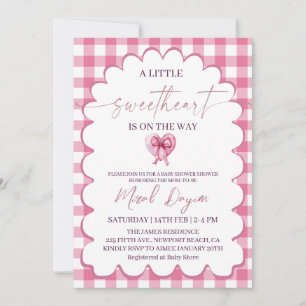Invitation Une petite chérie Fête de naissance Arc-en-ciel Ro