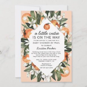 Invitation Une petite croûte est sur le chemin Baby shower pa