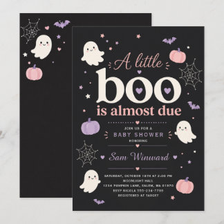 Invitation Une petite fée est due Fête de bébé noire