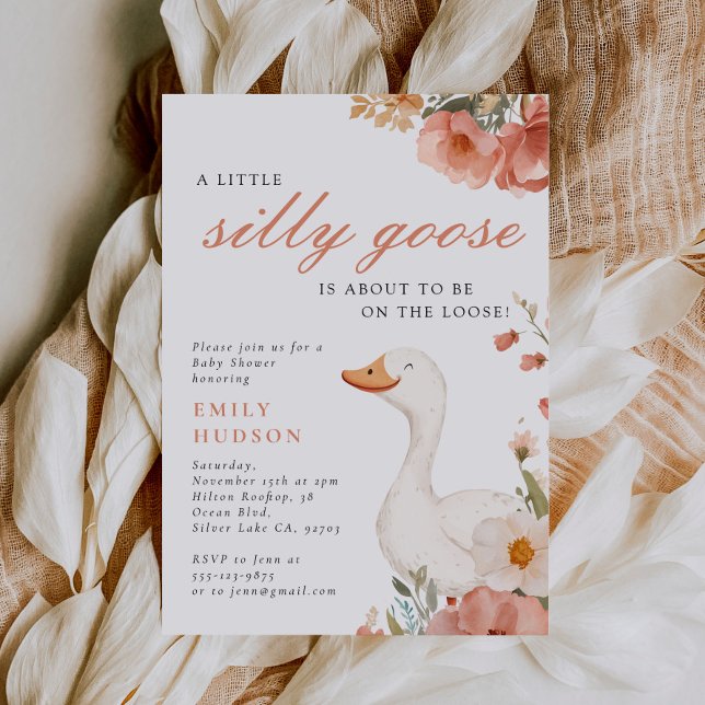 Invitation Une Petite Petite Petite Oie Baby shower Invitatio (Créateur téléchargé)