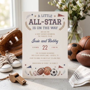 Invitation Une petite star arrive Baby Shower