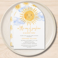 Une petite touche de soleil Shower bébé Nuageux
