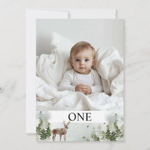 Invitation Une photo Ma première année Personnalisé