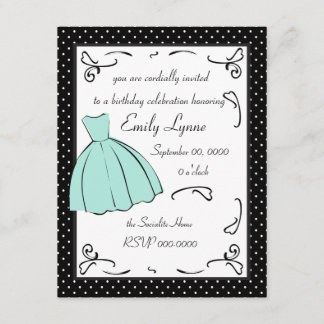 Invitation Une robe esquissée