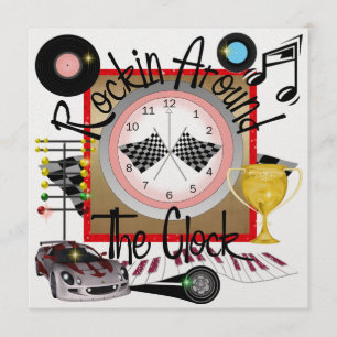 Invitation Une Royally Rockin' Racing Party - SRF