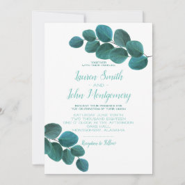 Invitation Une verdure élégante | Eucalyptus Mariage Feuille
