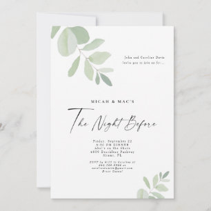 Invitation Une Verdure Simple La Nuit Avant Le Dîner