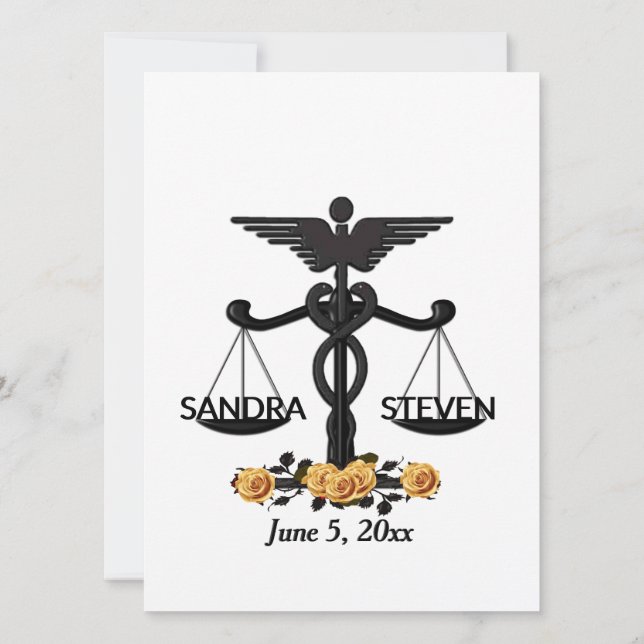 Invitation Union du droit et de la médecine (Dos)