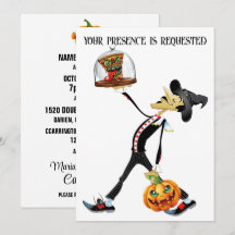 Invitation unique pour un rassemblement Halloween