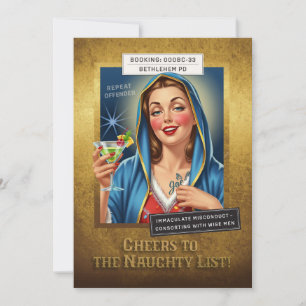 Invitation Unité des Crimes des Fêtes – Vierge Marie, Gentil