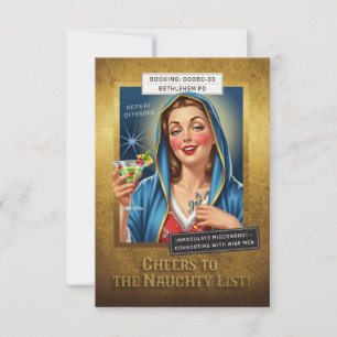 Invitation Unité des Crimes des Fêtes – Vierge Marie, Gentil