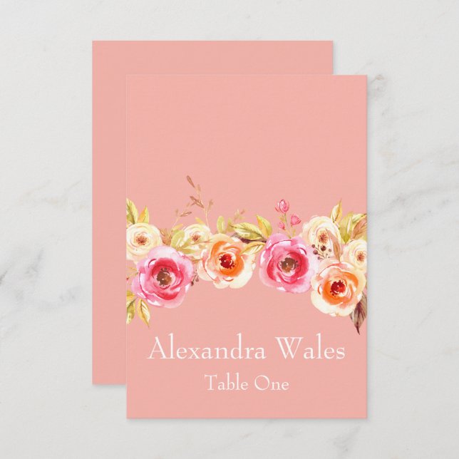 Invitation Unité Rose (Devant / Derrière)