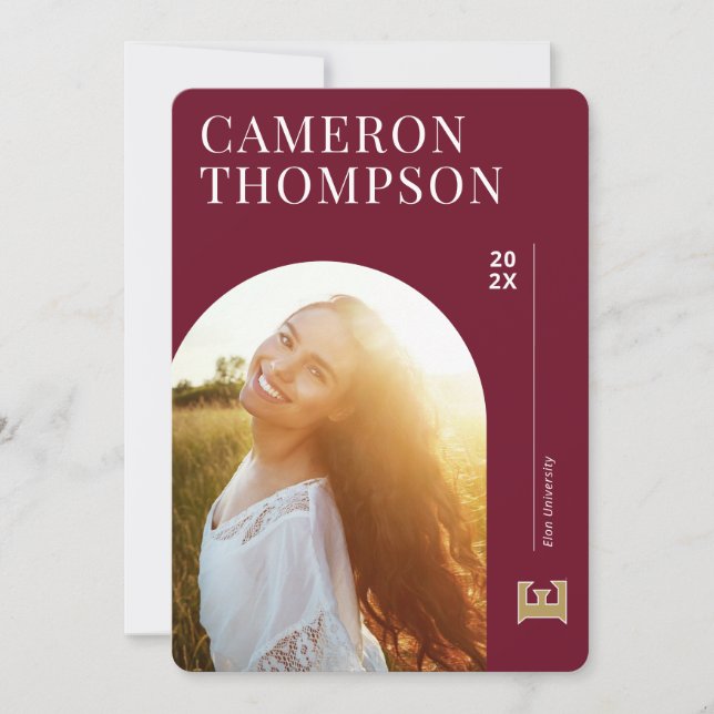 Invitation Université Elon E (Devant)