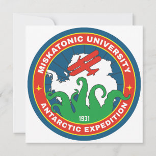 Invitation Université Miskatonique Expedition Antarctique