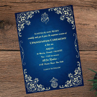 Upanayanam aka Hindu Holy Thread Janeu Cérémonie