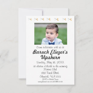Invitation Upshernish Upshern Upsherin Invitations