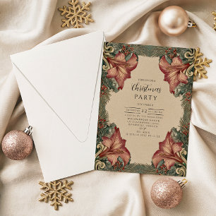 Invitation Vacances Antiques Amaryllis