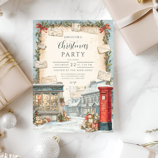 Invitation Vacances Carré de la vieille ville (Créateur téléchargé)