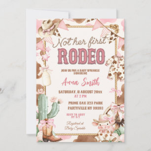 Invitation Vacheronne Rose Ce N'est Pas Son Premier Rodéo Béb