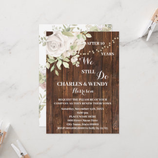 Invitation Vaches de renouvellement pour l'anniversaire du Ma