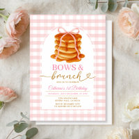 Vaches et Brunch Pancake rose 1er anniversaire En 