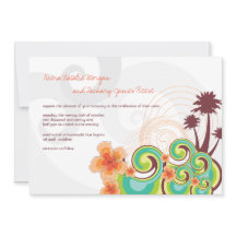 Vagues tropicales Hibiscus Orange Destination Mari