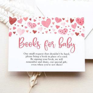 Invitation Valentine Baby shower amoureuse Raffle de couche