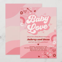 Valentine Baby shower Super Baby Love Baby shower