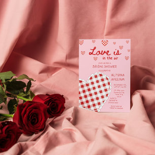Invitation Valentine Love est dans la Fête des mariées Rose A
