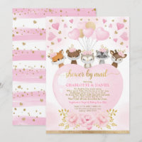Valentines Baby shower de bois d'amour par la post