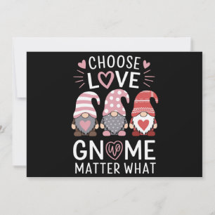 Invitation Valentines Jour Choisir Amour Gnome Matière Quoi