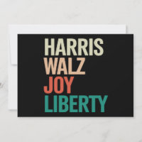 Valse Rétro Harris Waltz 2024 Harris Walz Joie Lib