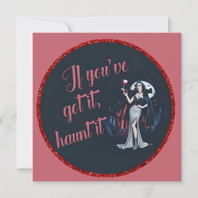 Invitation Vampire Sémillant et Seduisant Si Vous L'Avez, Han (Devant)