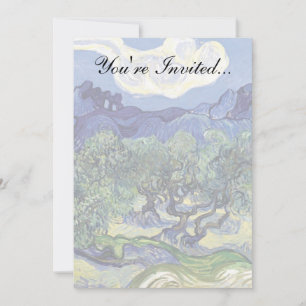 Invitation Van Gogh - Oliviers Dans Un Paysage Montagneux