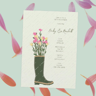 Invitation Vase d'amorçage en caoutchouc vert Fête des mari