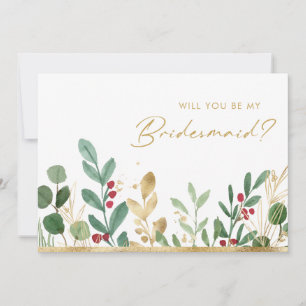 Invitation Végétation de Noël moderne   Proposition de la Bri