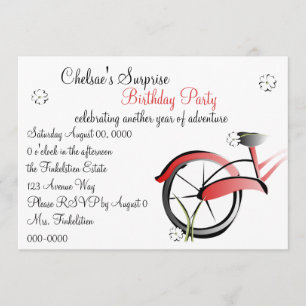 Invitation Vélo Daisy