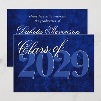 Invitation Velvet Grad | Sapphire Blue Dark Jewk Tone Grunge